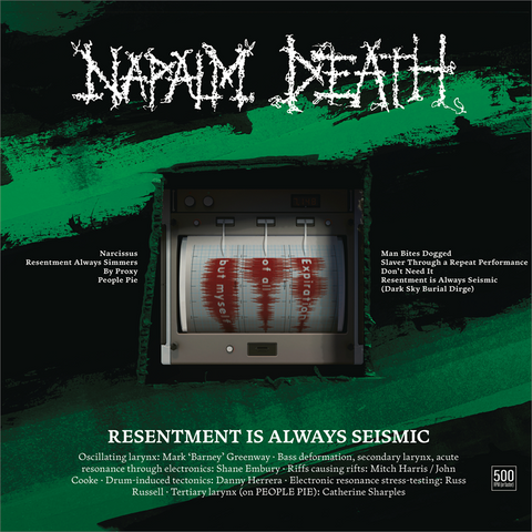 NAPALM DEATH - RESENTMENT IS ALWAYS SEISMIC: A FINAL THROW OF THROES (2024)