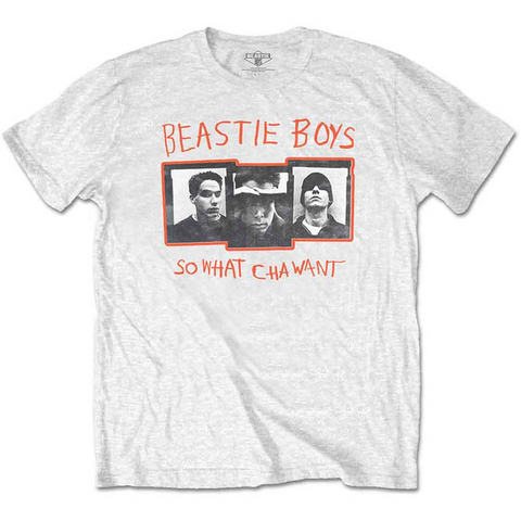 BEASTIE BOYS - SO WHAT CHA WANT - BIANCO - (M) - TSHIRT
