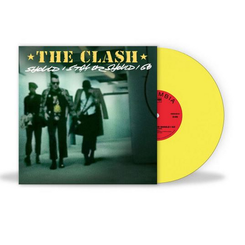THE CLASH - SHOULD I STAY OR SHOULD I GO (7" - GIALLO | RE26 - 1982)