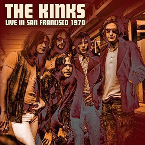 THE KINKS - LIVE IN SAN FRANCISCO 1970 (LP - dark green - 2021)