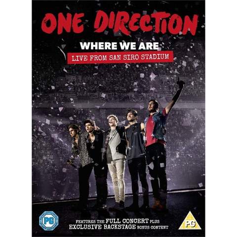 ONE DIRECTION - WHERE WE ARE: live from S.Siro (2014 - dvd)