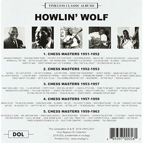 HOWLIN' WOLF - TIMELESS CLASSIC ALBUMS (4cd)