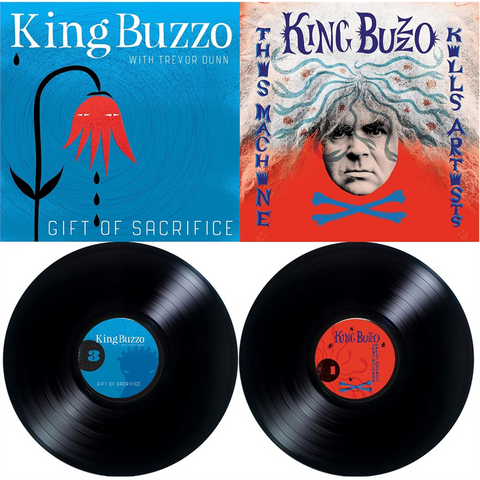 KING BUZZO - THIS MACHINE KILLS ARTISTS + GIFT OF SACRIFICE (2LP - 2024)