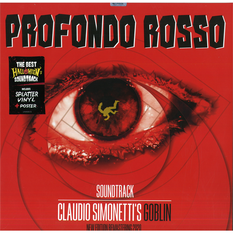 CLAUDIO SIMONETTI'S GOBLIN - PROFONDO ROSSO (LP - MARMORIZZATO NERO&ROSSO | REM25 - 1975)