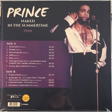 PRINCE - BEST OF NAKED IN THE SUMMERTIME (LP - 1990)