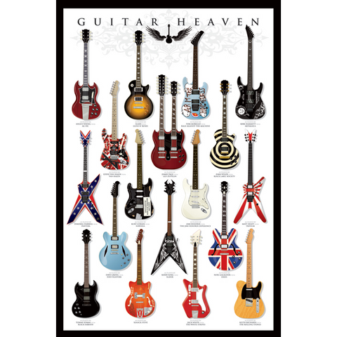 PINZE ROCK & ROLL CHITARRA - GUITAR HEAVEN - 310 - POSTER 61X91,5