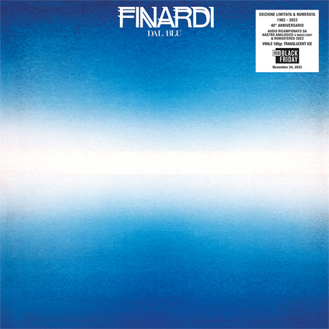 EUGENIO FINARDI - DAL BLU (LP - blu | RSDBlackFriday23 - 1983)