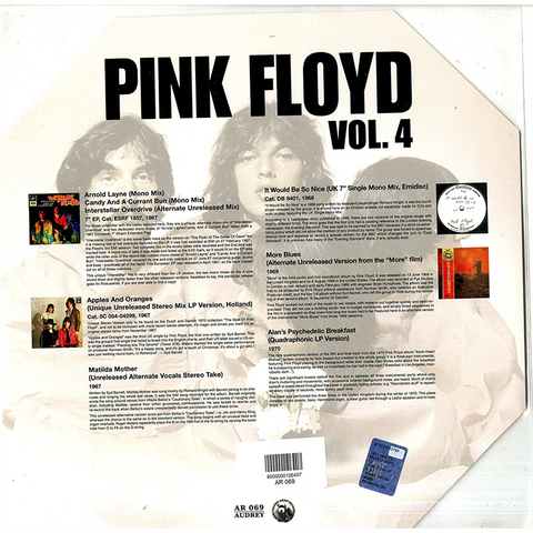 PINK FLOYD - VOL.4 (LP - pink splatter - 2020)