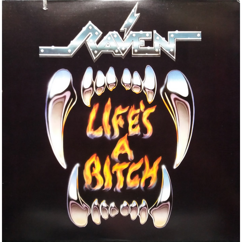 RAVEN - LIFE'S A BITCH (LP - usato - 1987)