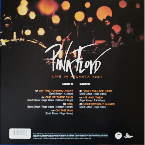 PINK FLOYD - LIVE IN ATLANTA (LP - V1 - 1987)