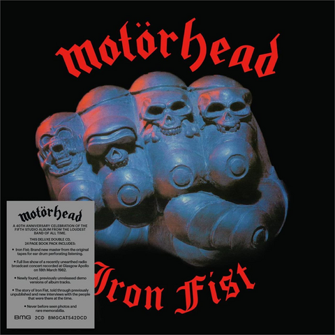MOTORHEAD - IRON FIST (1982 – 40TH ANN | 2CD)