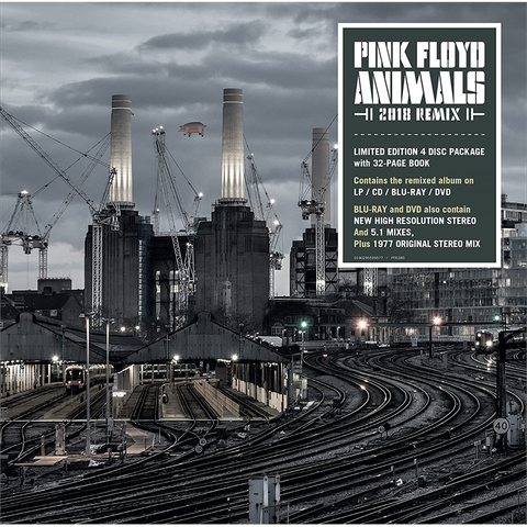 PINK FLOYD - ANIMALS: deluxe (LP+CD+DVD+Bluray - alt cover | rem22 - 1977)