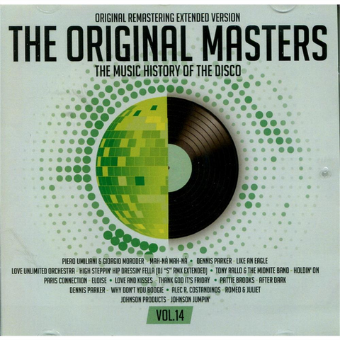THE ORIGINAL MASTERS - ARTISTI VARI - THE MUSIC HISTORY OF THE DISCO: VOL.14 (2017)