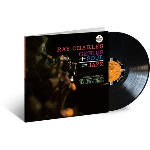 RAY CHARLES - GENIUS + SOUL = JAZZ (LP - REM'21- 1961)