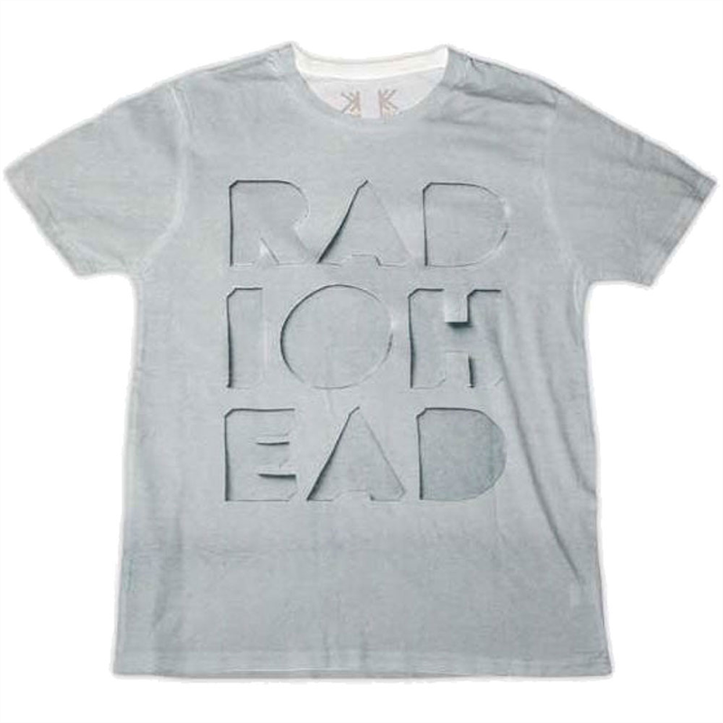 RADIOHEAD - CUT OUT NOTE PAD - Grigia - T-Shirt