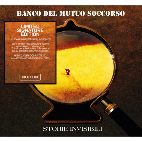 BANCO DEL MUTUO SOCCORSO - STORIE INVISIBILI (2025 - AUTOGRAFATO | LTD NUM)