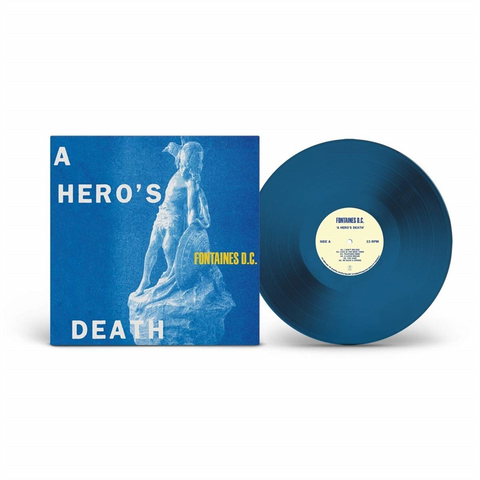 FONTAINES D.C. - A HERO'S DEATH (LP - indie blue vinyl - 2020)