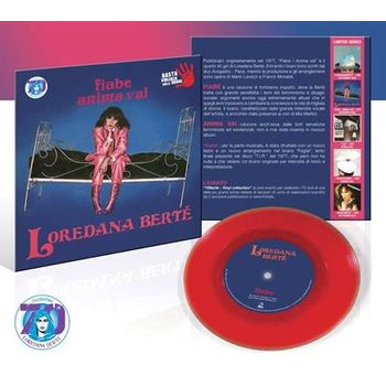 LOREDANA BERTE' - FIABE / ANIMA VAI (7'' - ROSSO | REM24 - 1993)