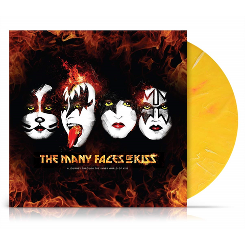 KISS - THE MANY FACES OF - series (2LP - yellow splatter)