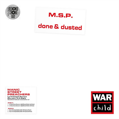 MANIC STREET PREACHERS - LA TRISTESSE DURERA [SCREAM TO A SIGH] (12'' - RSD'20)