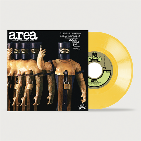 AREA - L’ABBATTIMENTO DELLO ZEPPELIN (7’’ - GIALLO | REM22 - 1973)