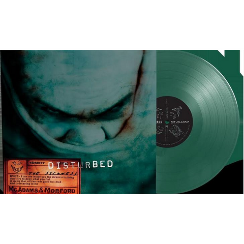 DISTURBED - THE SICKNESS (LP - 25TH ANN | VERDE | REM25 - 2000)