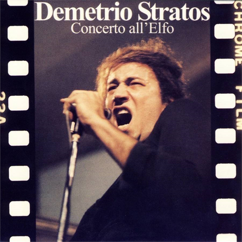 DEMETRIO STRATOS - CONCERTO ALL'ELFO (LP - live | blu | rem22 - 1978)