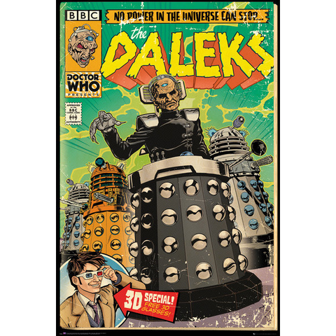 DOCTOR WHO - DALEKS COMIC - 607 - POSTER 61x91,5