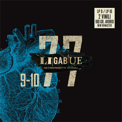 LIGABUE - 77 SINGOLI [LP 9-LP 10] (2LP - VINILE AVORIO  - 2021)