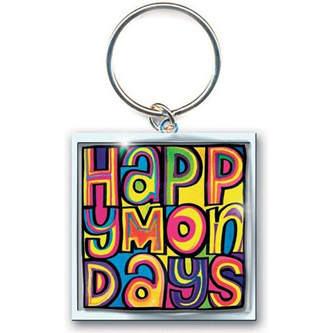 HAPPY MONDAYS - DAYGLO LOGO - PORTACHIAVI METALLO