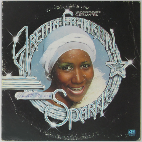 ARETHA FRANKLIN - SPARKLE (LP - TRASPARENTE | INDIE | REM22 - 1976)