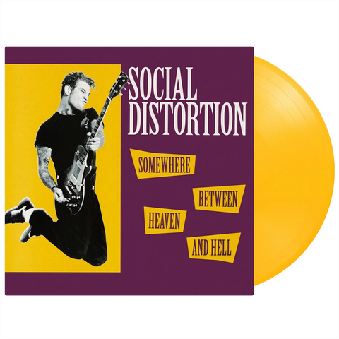 SOCIAL DISTORTION - SOMEWHERE BETWEEN HEAVEN AND HELL (LP - COLORATO | RE26 - 1992)