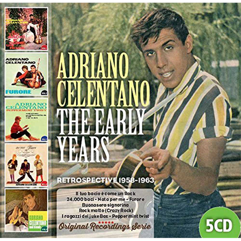 ADRIANO CELENTANO - THE EARLY YEARS: retrospective 1958-1963 (5cd)
