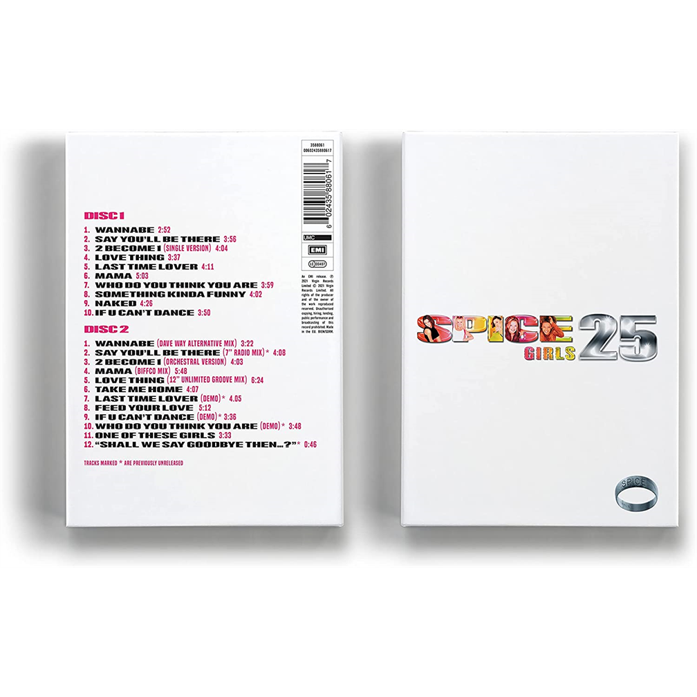 SPICE GIRLS - SPICE (2001 - 25th ann | 2cd+remix/demo/book | rem’21)