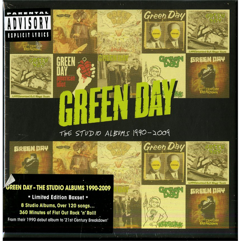 GREEN DAY - THE STUDIO ALBUMS - 1990/2009