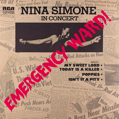 NINA SIMONE - EMERGENCY WARD! (LP - clrd - 1972)