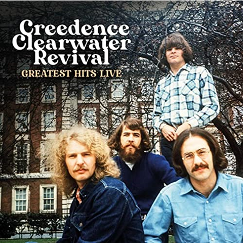 CREEDENCE CLEARWATER REVIVAL - GREATEST HITS LIVE (LP - clrd eco | ltd - 2021)