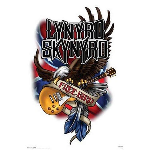 LYNYRD SKYNYRD - FREE BIRD - 593 - POSTER