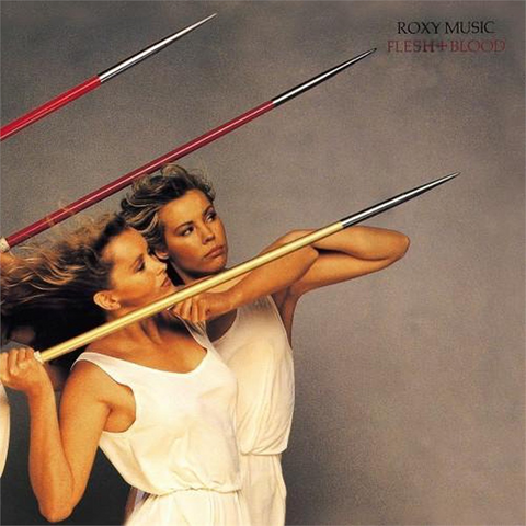ROXY MUSIC - FLESH + BLOOD (LP - red vinyl - 1980)