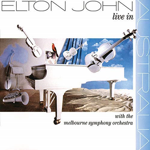 ELTON JOHN - LIVE IN AUSTRALIA (LP - 1987)