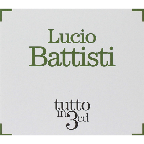 LUCIO BATTISTI - TUTTO IN 3 CD (BOX)