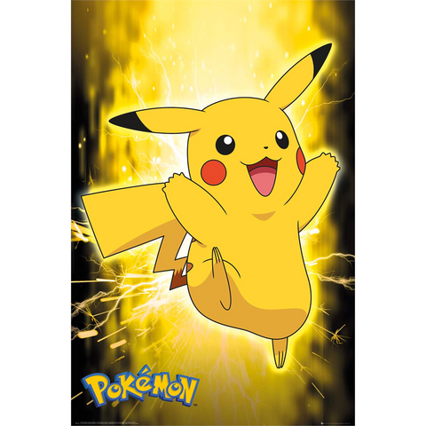 POKEMON - PIKACHU NEON - POSTER - 870 - 61X91,5CM