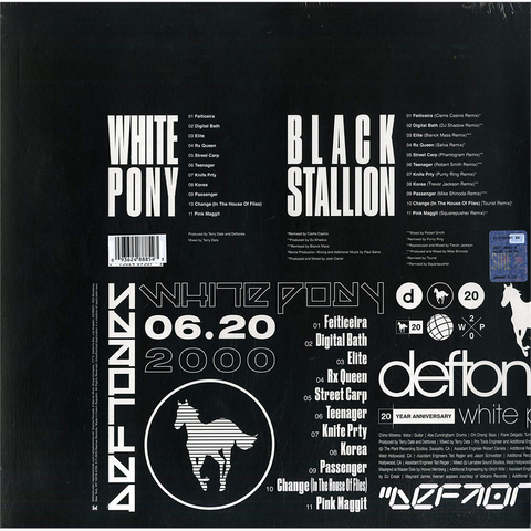 DEFTONES - WHITE PONY (4LP - deluxe | indie only | 20th ann - 2000)