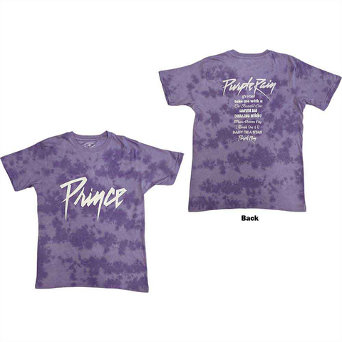 PRINCE - PURPLE RAIN - viola dip dye - (XL) - tshirt