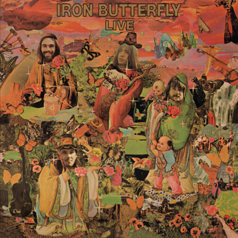 IRON BUTTERFLY - IRON BUTTERFLY LIVE (LP - 1980)