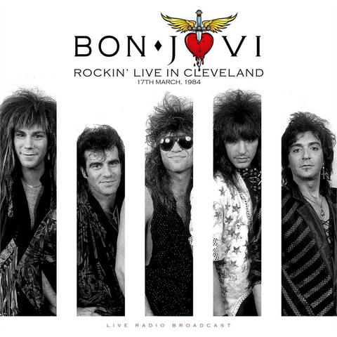 BON JOVI - ROCKIN' LIVE IN CLEVELAND 1984 (LP - broadcast - 2020)