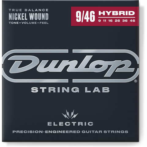DUNLOP – CORDE CHITARRA - DEN0946 NICKEL PLATED STEEL, LIGHT /HEAVY, SET/6