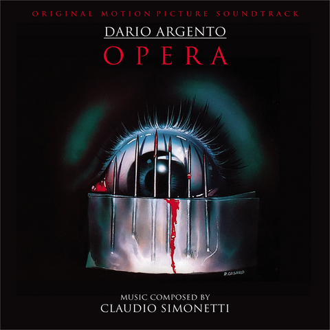 CLAUDIO SIMONETTI - OPERA - soundtrack (LP - 35th ann | rosso | rem22 - 1987)
