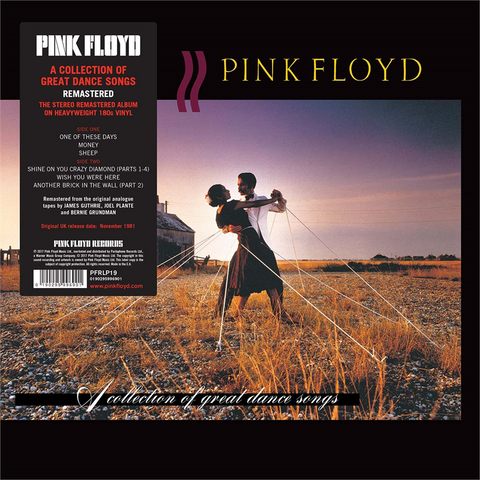PINK FLOYD - A COLLECTION OF GREAT DANCE SONGS (LP - 1991 - best)