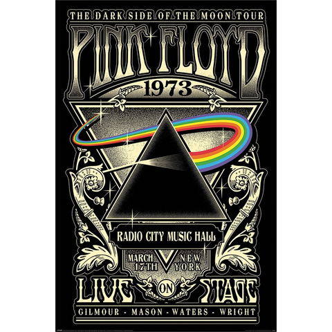PINK FLOYD - DARK SIDE OF THE MOON: tour 1973 - 914 - poster